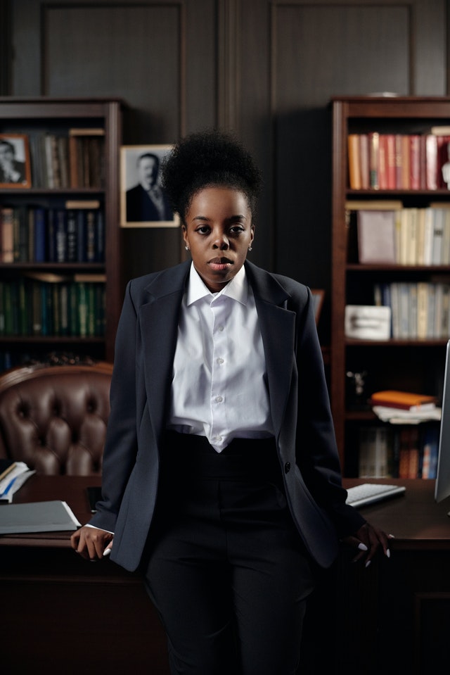 A photo of a law student