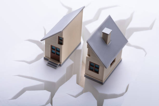 A house being divided