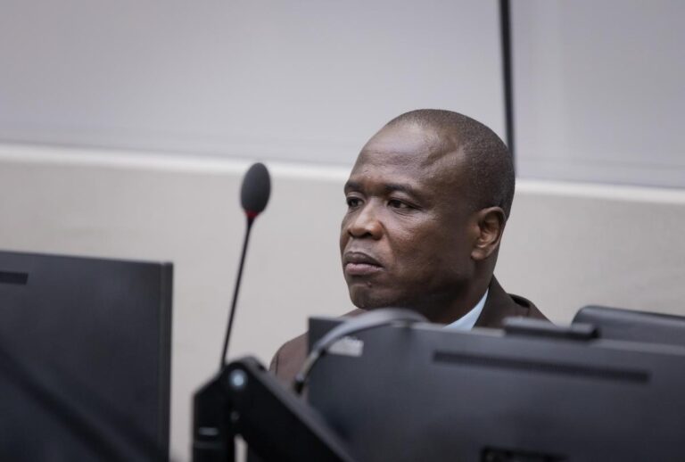 Dominic Ongwen during the Appeals Chamber Judgment Delivery on Thursday, 15th December