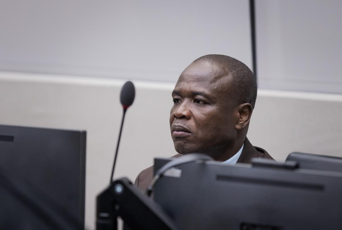Dominic Ongwen during the Appeals Chamber Judgment Delivery on Thursday, 15th December