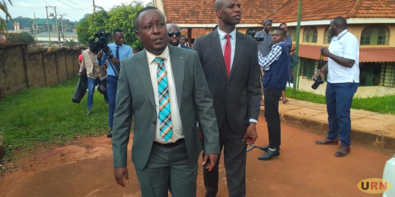 Joseph Kabuleta (Infront) at Nakawa Court
