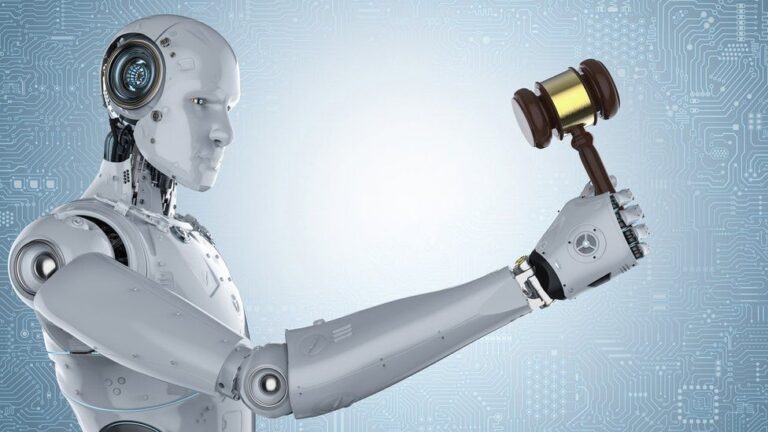 Illustration: Robot Lawyer.