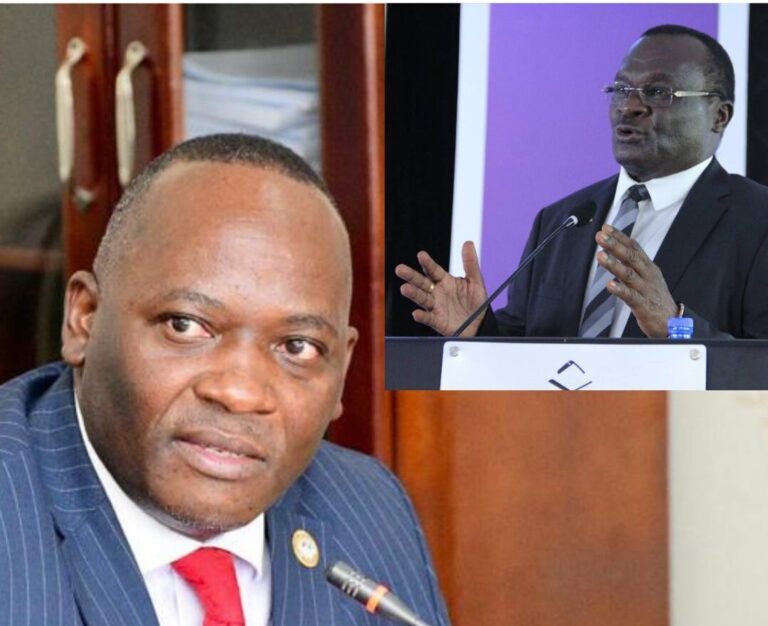 Mathias Mpuuga and Chief Justice Owiny-Dollo Photo Montage