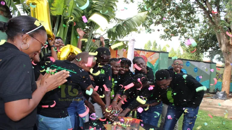 The-BarefootLaw-Team-celebrating-their-10th-Birthday-on-15th-March-2023/ Photo: Supplied