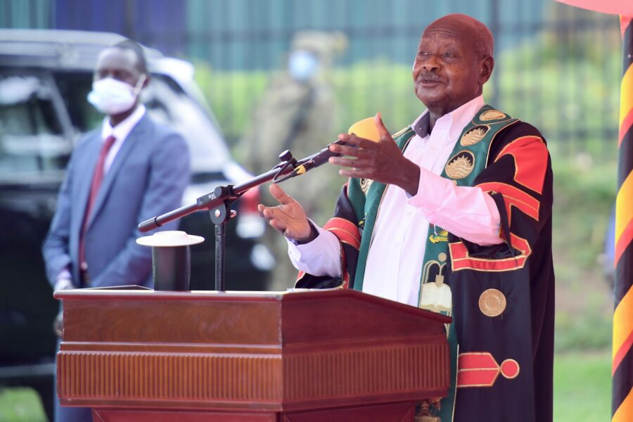 Despite lacking quorum, the Bill cited in the exam, is passed and signed by President Museveni after he amends it to include references to himself and his family./Courtesy Photo