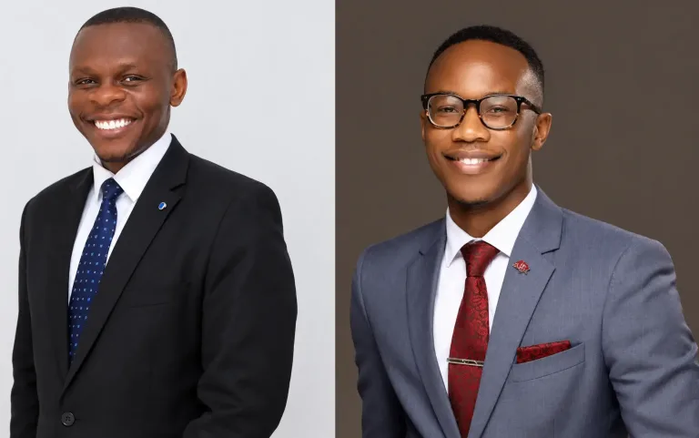 A photo montage of Lawyer Joseph Kyazze and Lawyer Joel Roy Mucunguzi/ courtesy photos